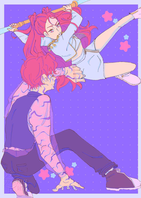 Mira &amp; Abby (kpop Demon Hunters