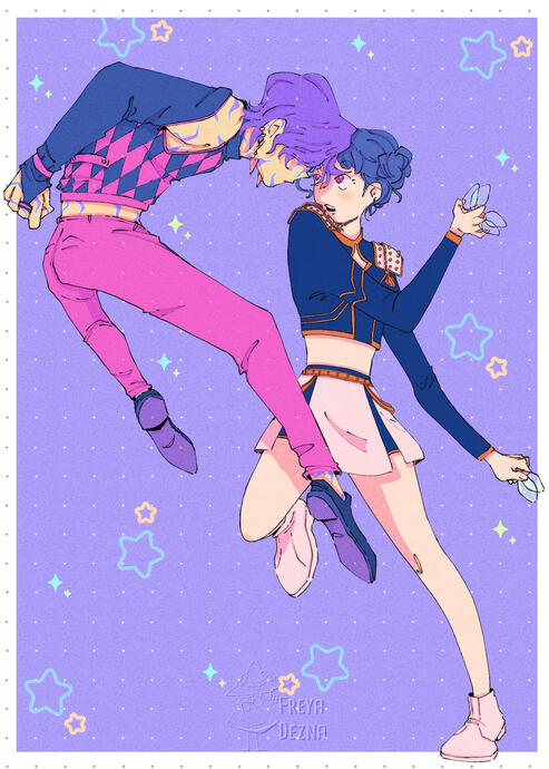 Zoey & Mystery (kpop demon hunters)