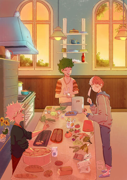 BNHA Self care fanzine