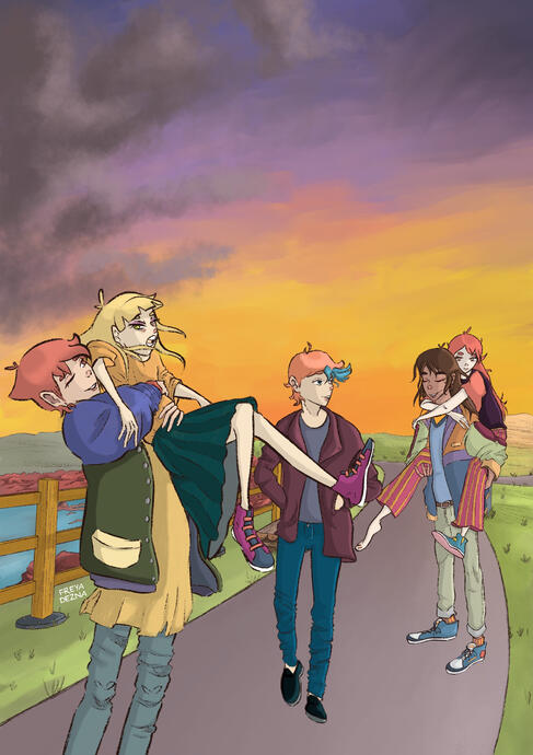 The lemon club (early character illustration)